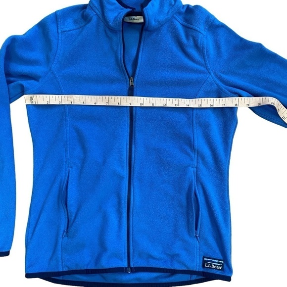 L.L. Bean Women’s Blue Fleece Zip Uo Jacket XS - Picture 2 of 10